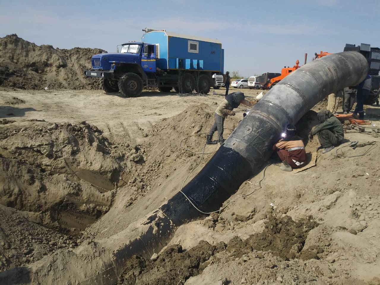 В Каганском управлении магистральных газопроводов продолжаются работы по подготовке к осенне-зимнему сезону